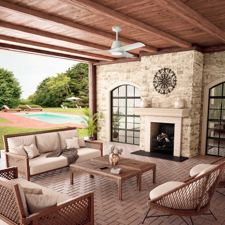 Aeronaut Outdoor Smart Fan with LED Light 52 inch with Remote DC Motor Hunter Fan Canada