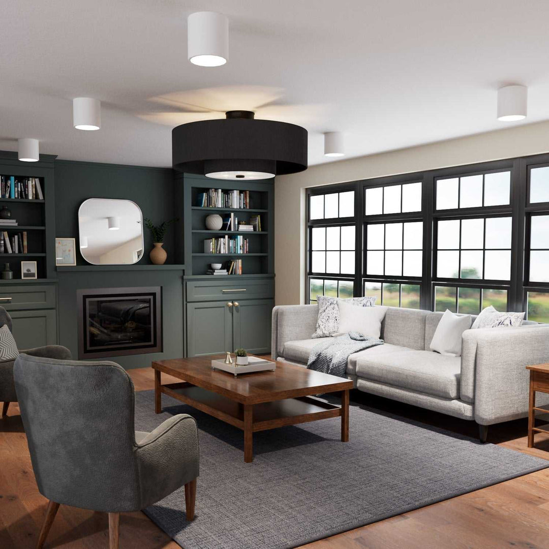 Brookside Jasmine Roth Indoor Fandelier with LED Light 30 inch with remote Hunter Fan Canada