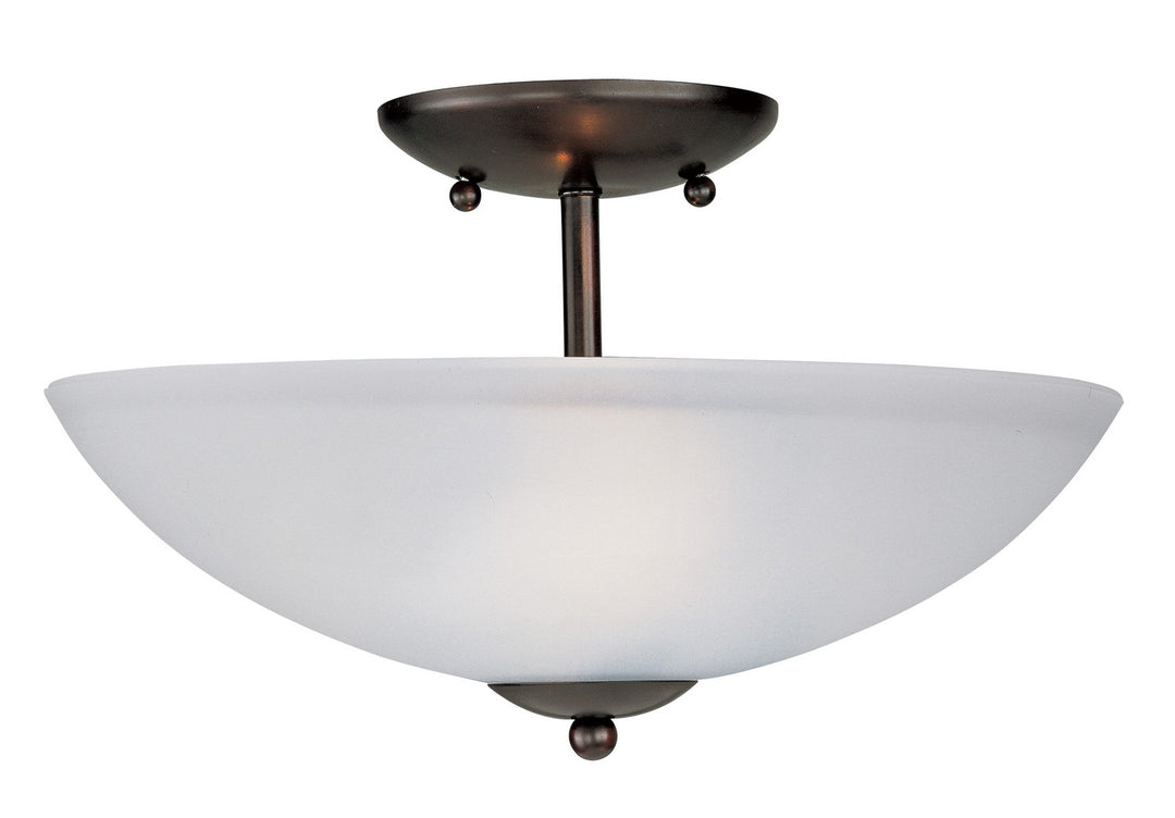 Maxim - 10042FTOI - Two Light Semi-Flush Mount - Logan - Oil Rubbed Bronze