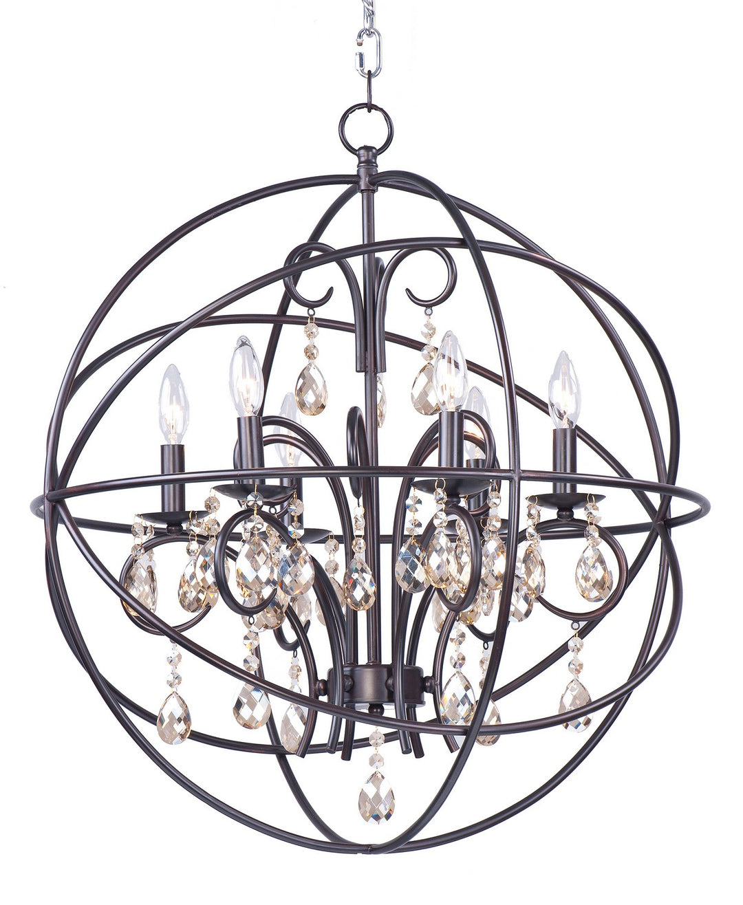 Maxim - 25144OI - Six Light Pendant - Orbit - Oil Rubbed Bronze