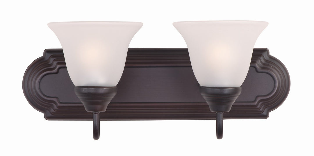 Maxim - 8012FTOI - Two Light Bath Vanity - Essentials - 801x - Oil Rubbed Bronze