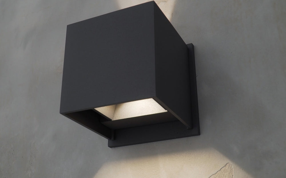 ET2 - E41308-BZ - LED Wall Sconce - Alumilux Cube - Bronze