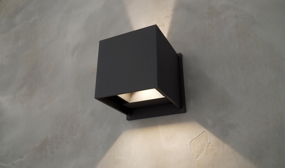 ET2 - E41308-BZ - LED Wall Sconce - Alumilux Cube - Bronze
