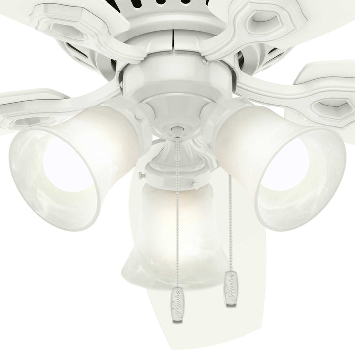 Builder Low Profile with 3 Lights 52 inch Hunter Fan Canada