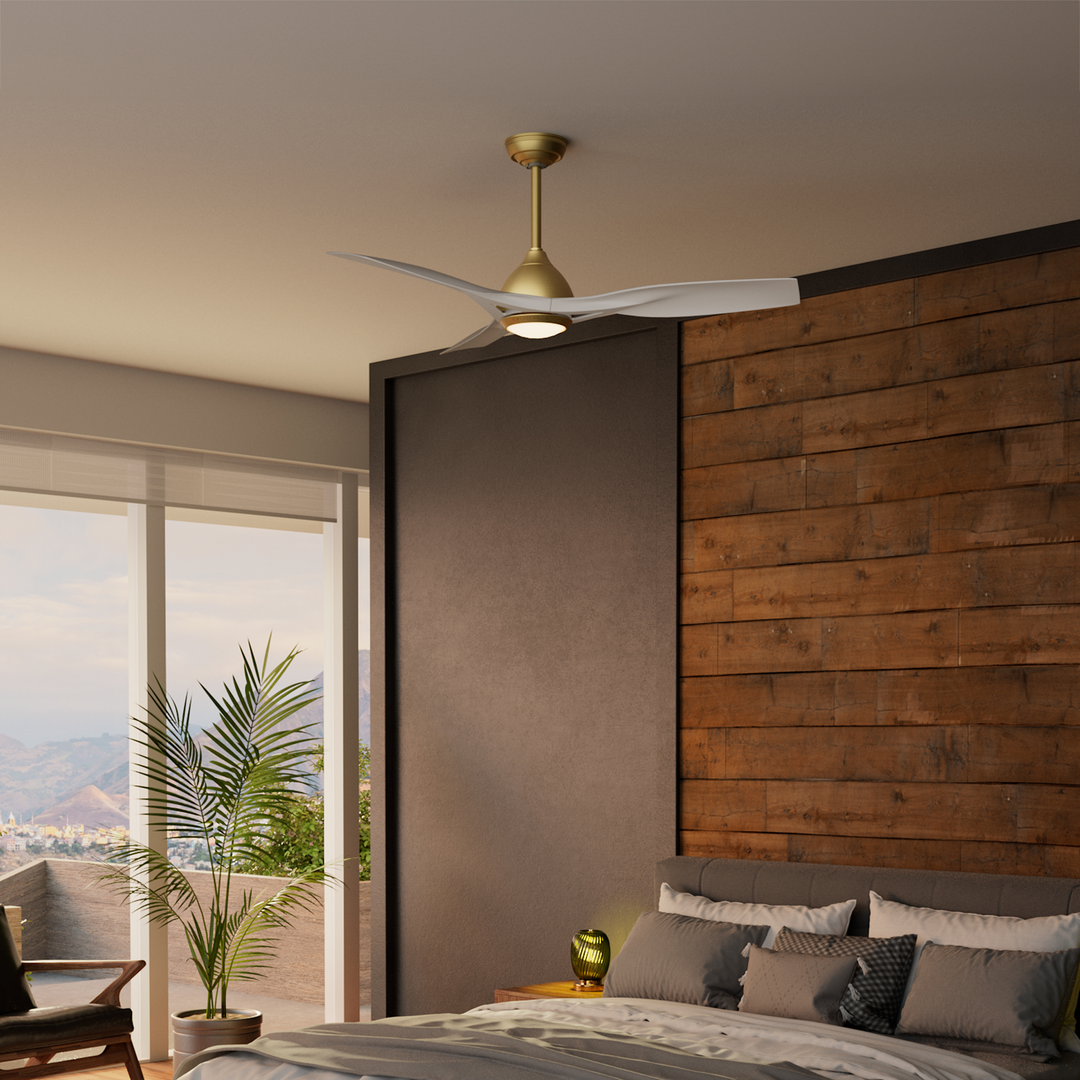 Elise Outdoor ENERGY STAR DC with LED Light 54 inch with remote and wall control Hunter Fan Canada