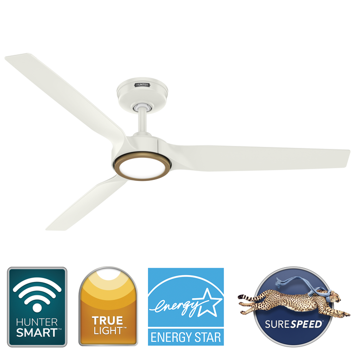 ZenTech 3 Blade Outdoor Smart Fan 52 inch Hunter Fan Canada