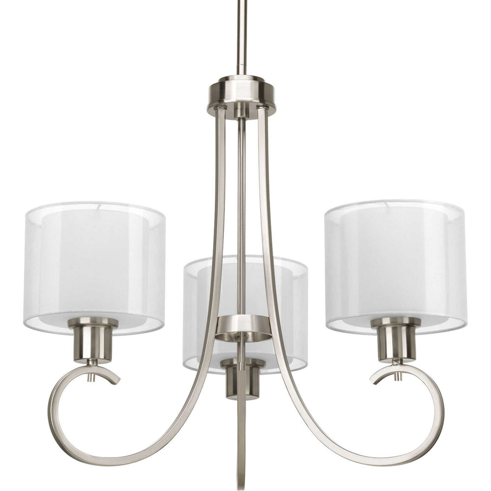Progress Canada - P4695-09 - Three Light Chandelier - Invite - Brushed Nickel