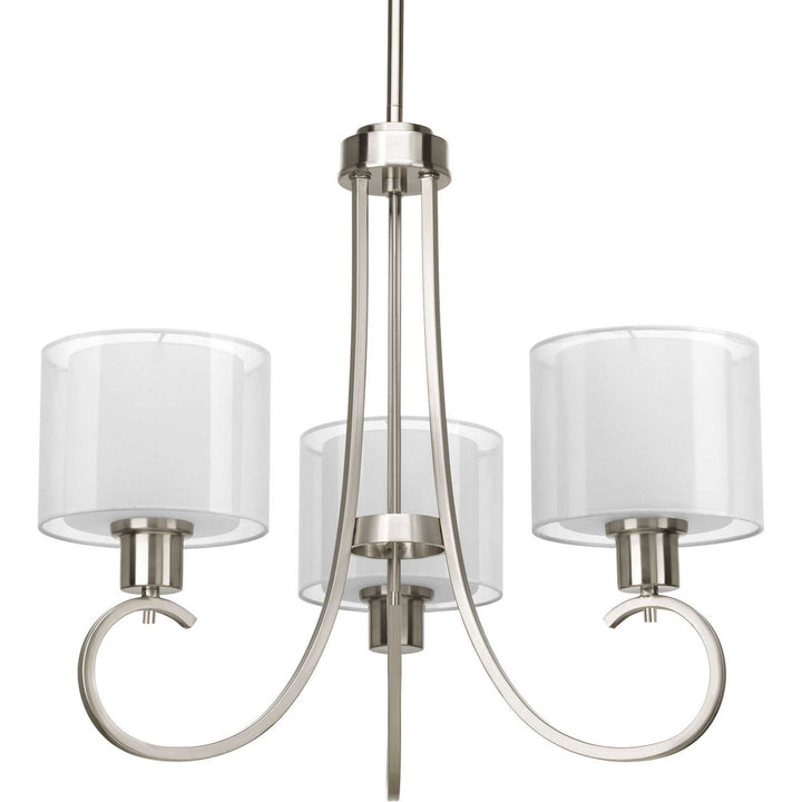 Progress Canada - P4695-09 - Three Light Chandelier - Invite - Brushed Nickel