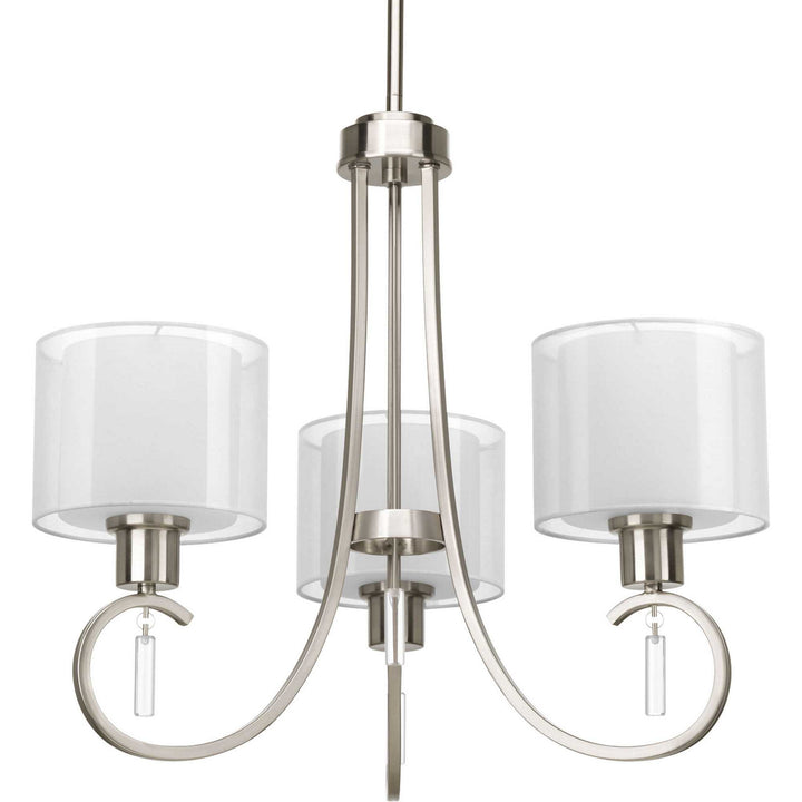 Progress Canada - P4695-09 - Three Light Chandelier - Invite - Brushed Nickel