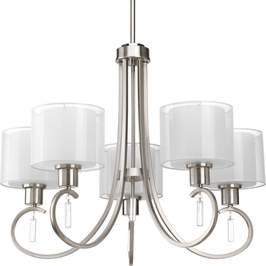 Progress Canada - P4696-09 - Five Light Chandelier - Invite - Brushed Nickel