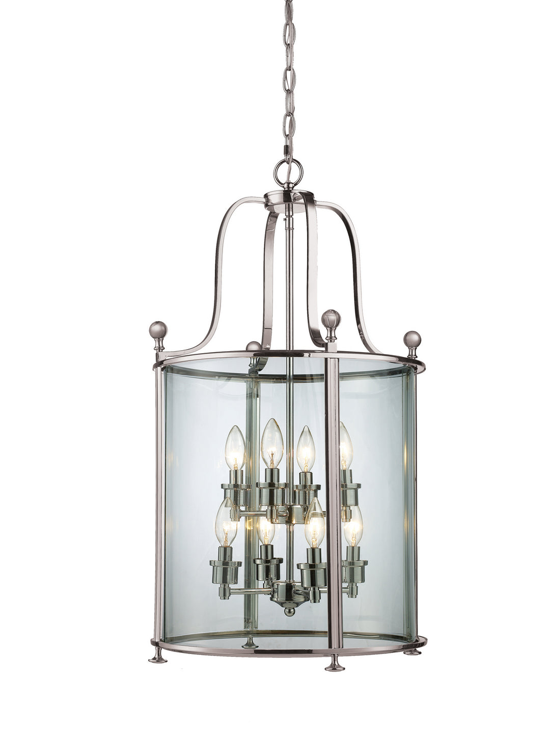 Z-Lite Canada - 191-8 - Eight Light Chandelier - Wyndham - Brushed Nickel