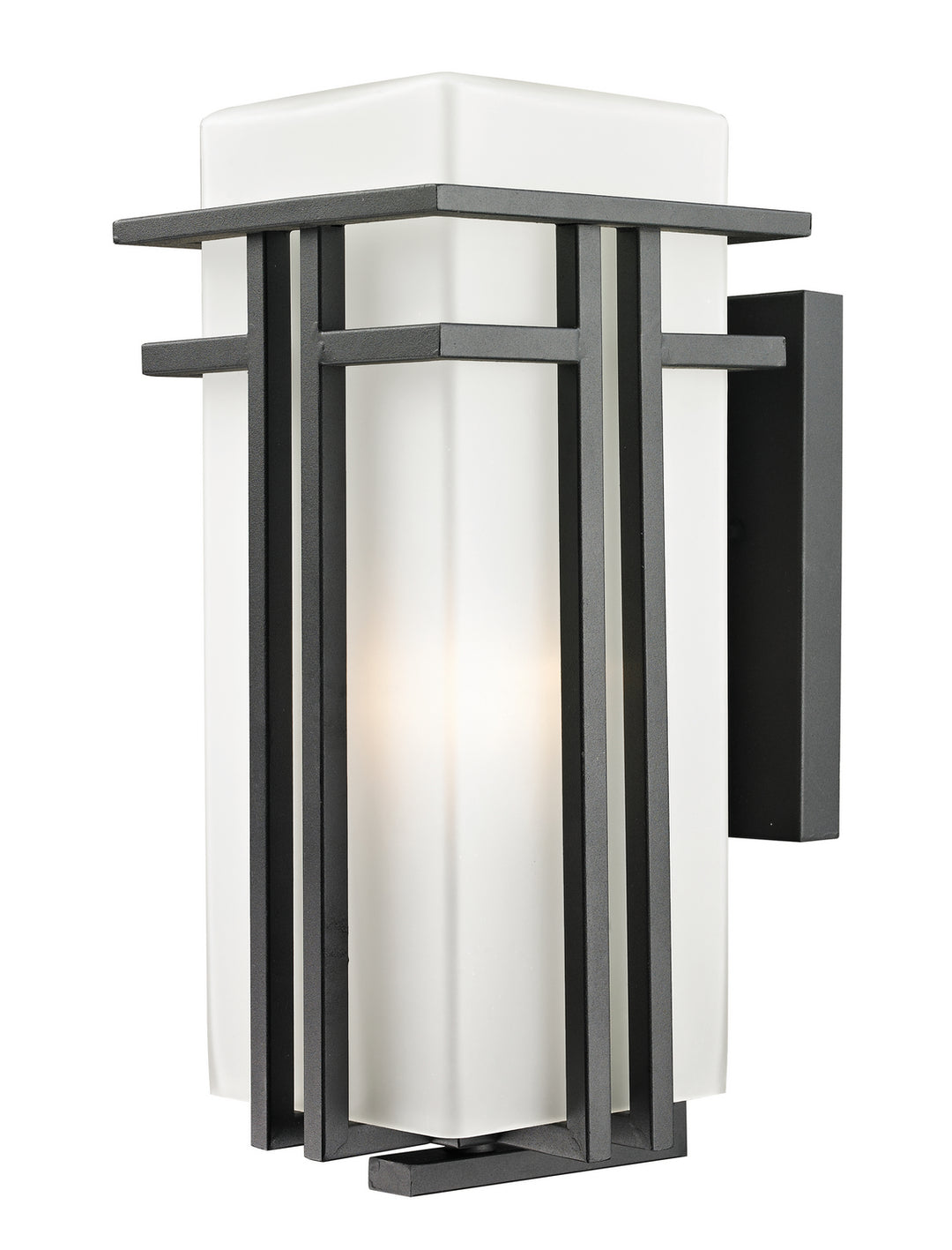 Abbey One Light Outdoor Wall Light in Black - available from The Lighting Shoppe, trusted by Canadian homeowners