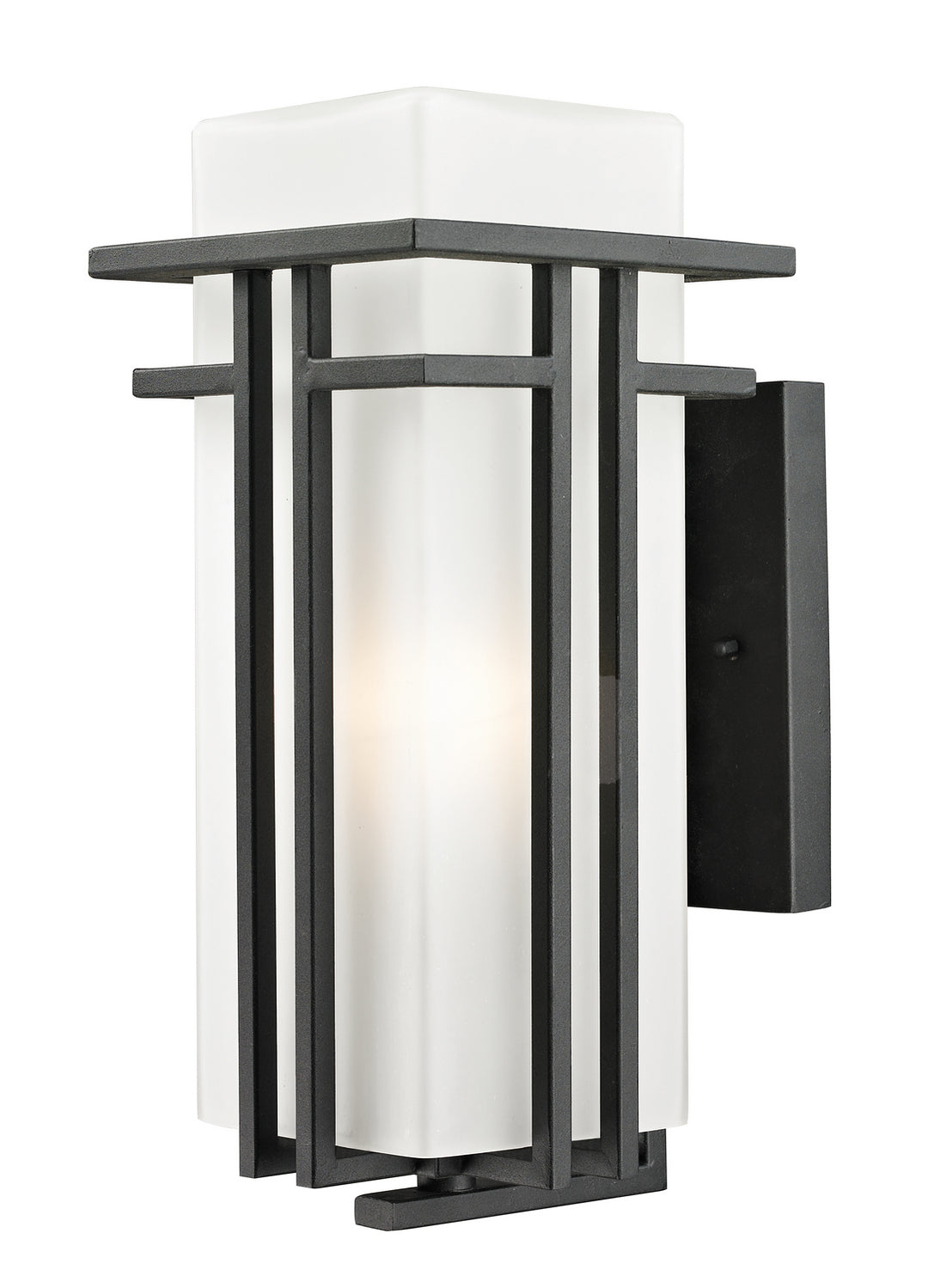 Abbey One Light Outdoor Wall Light in Black - available from The Lighting Shoppe, trusted by Canadian homeowners