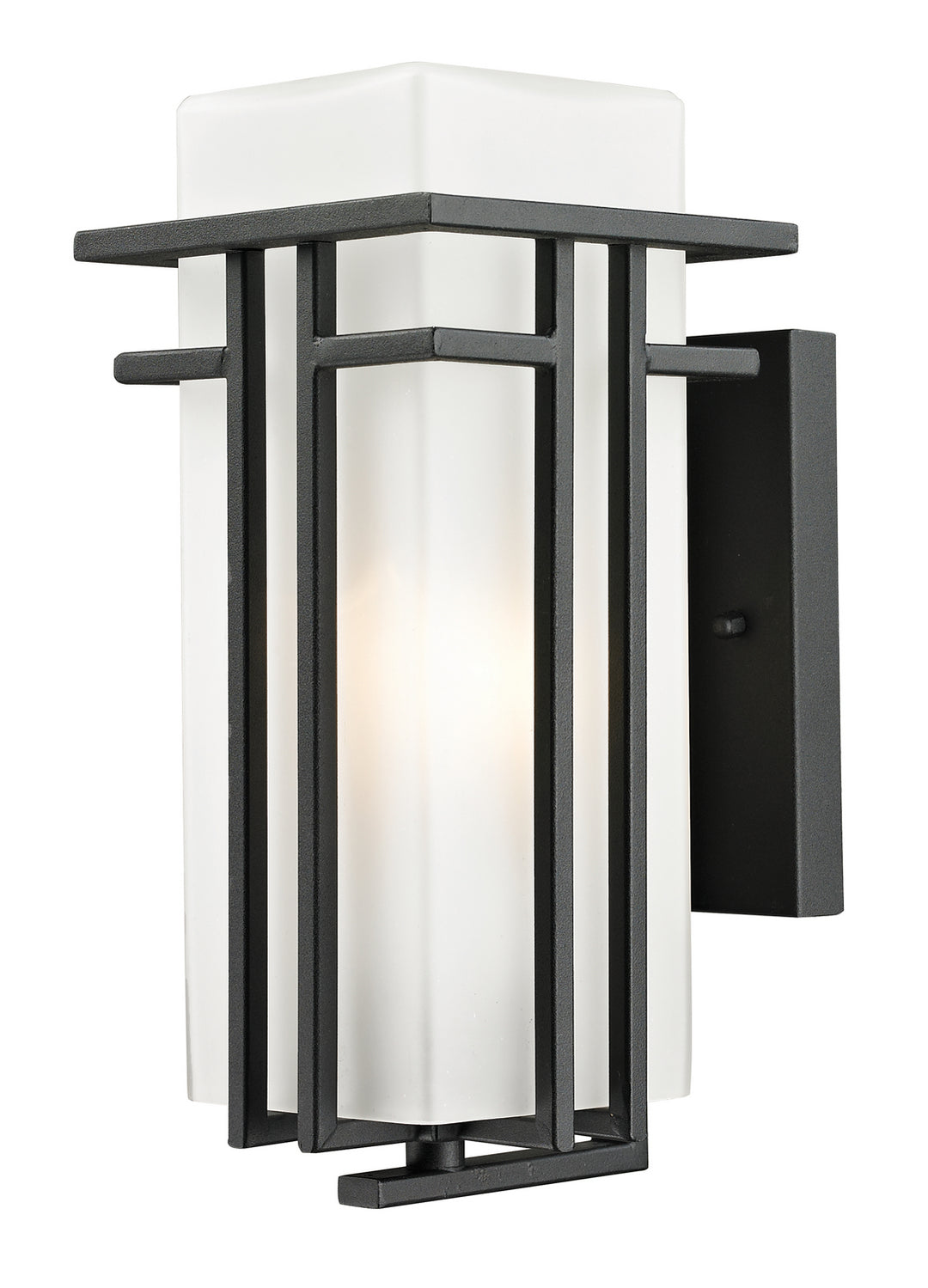Abbey One Light Outdoor Wall Light in Black - available from The Lighting Shoppe, trusted by Canadian homeowners
