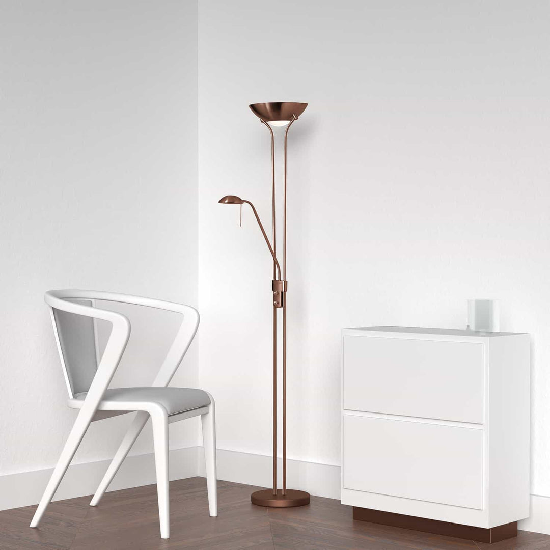 Dainolite Canada - 505F-OBB - Three Light Floor Lamp - Contemporary - Oil Brushed Bronze
