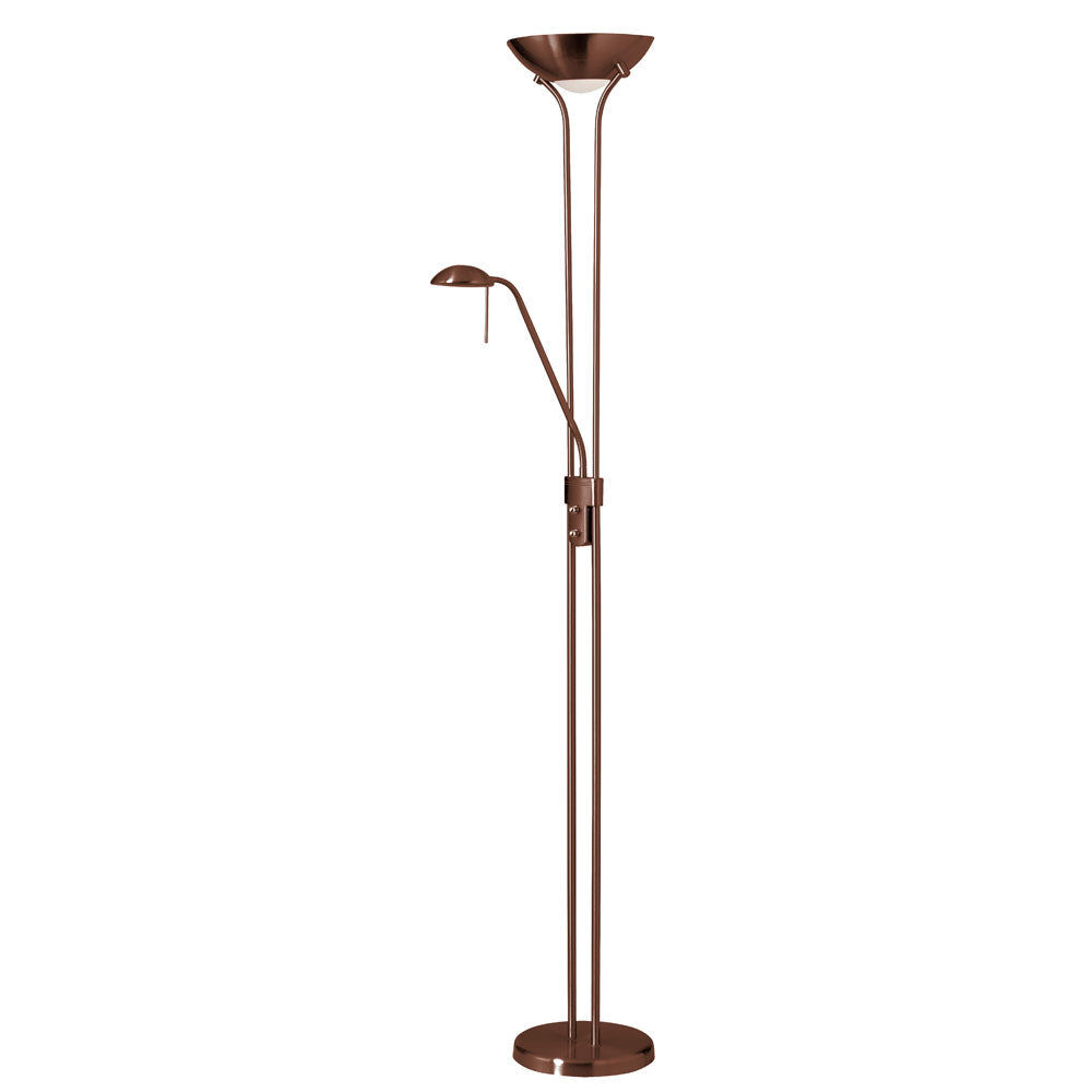 Contemporary Three Light Floor Lamp in Oil Brushed Bronze - available from The Lighting Shoppe, trusted by Canadian homeowners