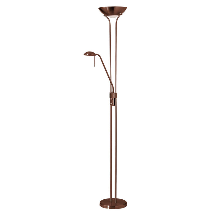 Contemporary Three Light Floor Lamp in Oil Brushed Bronze - available from The Lighting Shoppe, trusted by Canadian homeowners