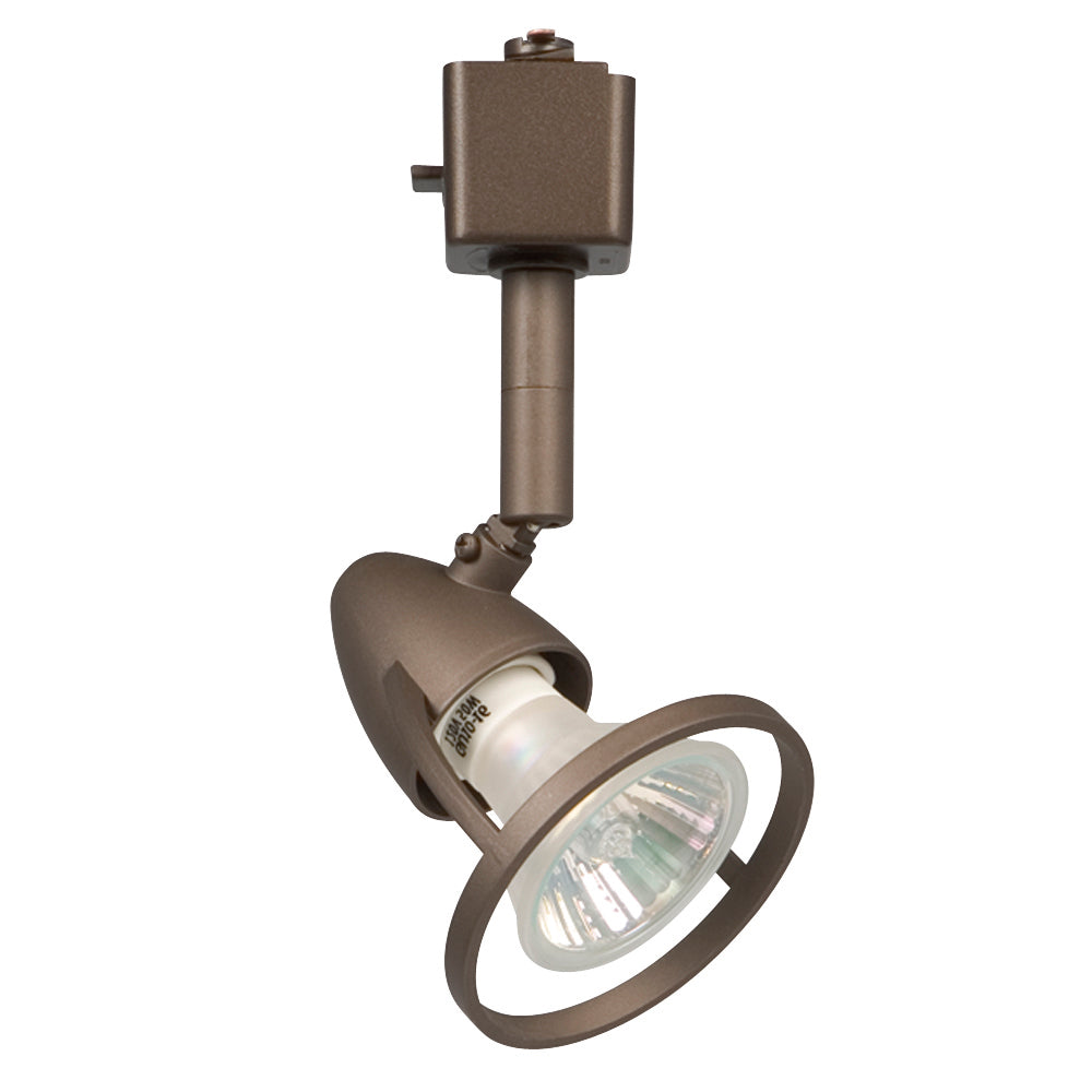 Track Lighting One Light Track Light in Bronze - available from The Lighting Shoppe, trusted by Canadian homeowners