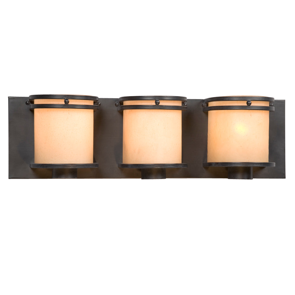 Madison Three Light Vanity Light in Charcoal Black - available from The Lighting Shoppe, trusted by Canadian homeowners