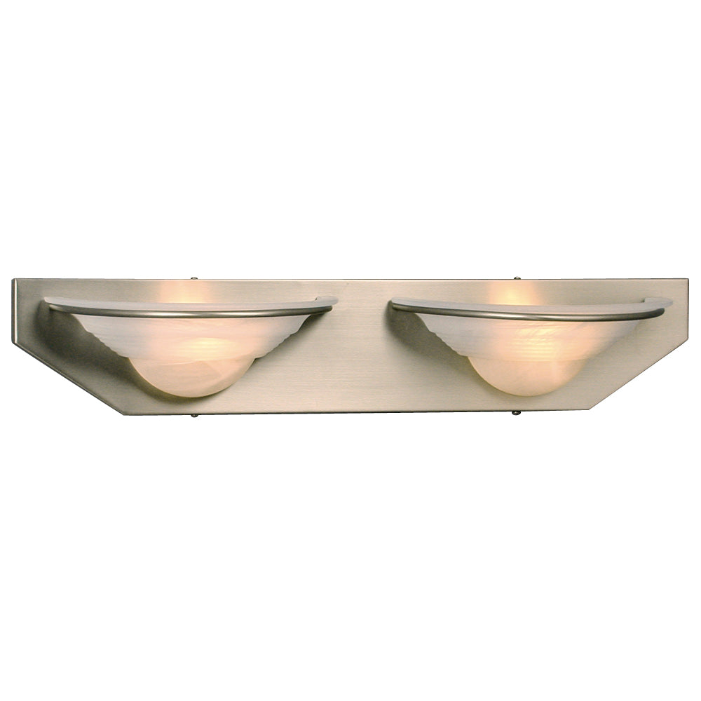 Blanda Two Light Vanity Light in Pewter - available from The Lighting Shoppe, trusted by Canadian homeowners