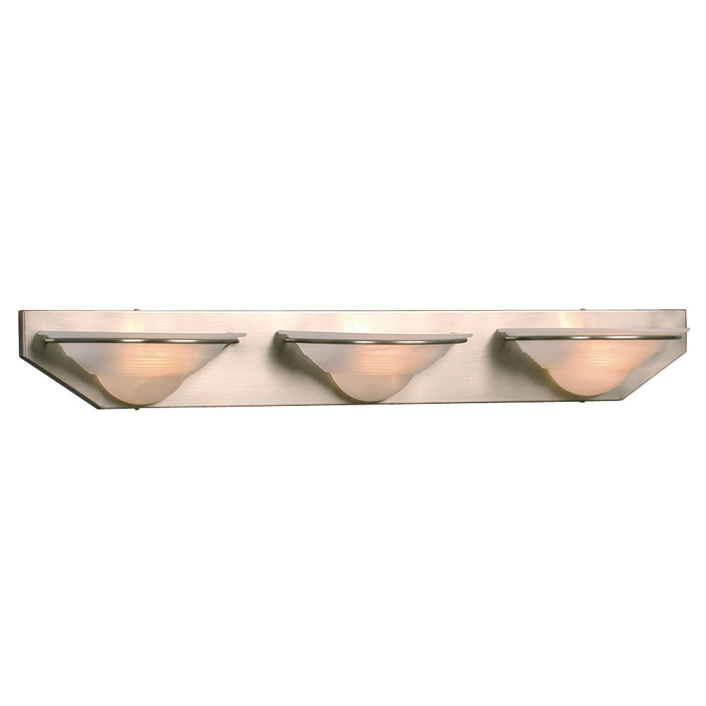 Blanda Three Light Vanity Light in Pewter - available from The Lighting Shoppe, trusted by Canadian homeowners