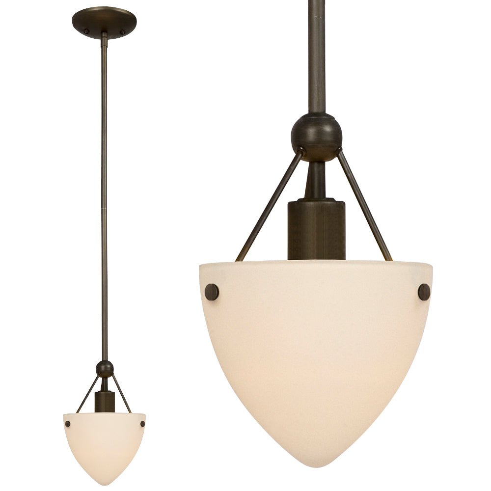 Vista Oil Rubbed Bronze One Light Pendant in Oil Rubbed Bronze - available from The Lighting Shoppe, trusted by Canadian homeowners