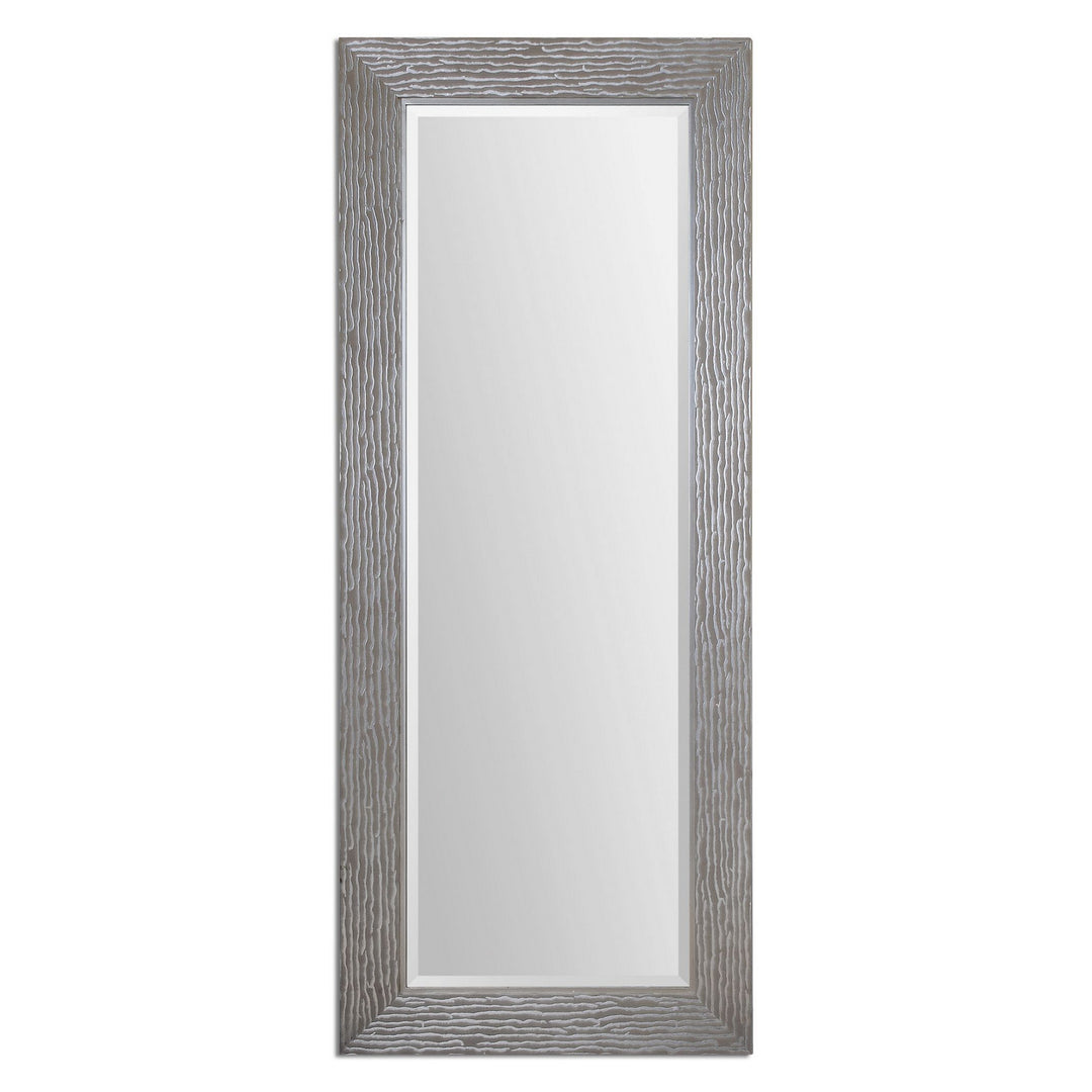 Amadeus Mirror in Metallic Silver w/Heavy Taupe Gray - available from The Lighting Shoppe, trusted by Canadian homeowners