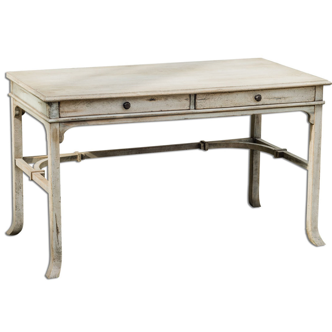 Bridgely Desk in Aged White - available from The Lighting Shoppe, trusted by Canadian homeowners