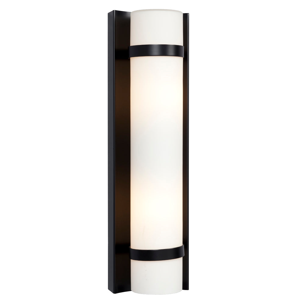 Outdoor Two Light Outdoor Wall Sconce in Black - available from The Lighting Shoppe, trusted by Canadian homeowners