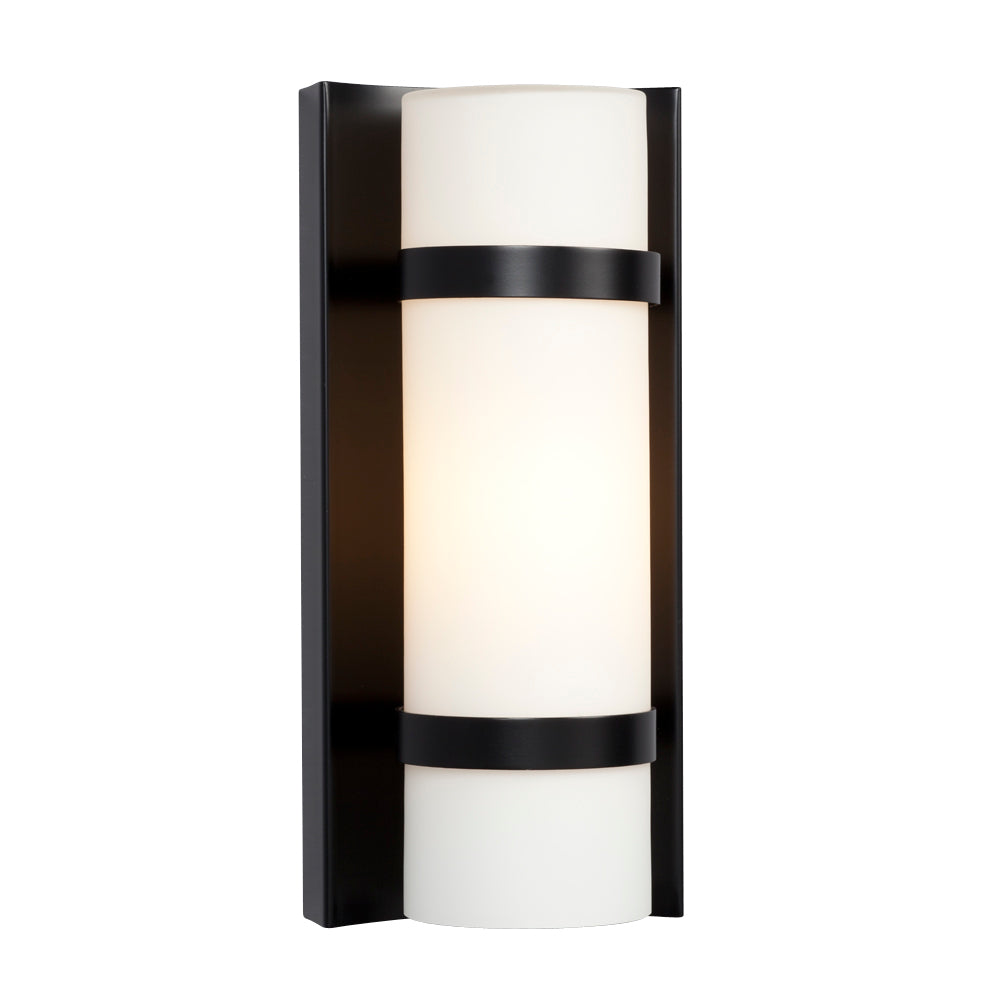 Outdoor One Light Outdoor Wall Sconce in Black - available from The Lighting Shoppe, trusted by Canadian homeowners