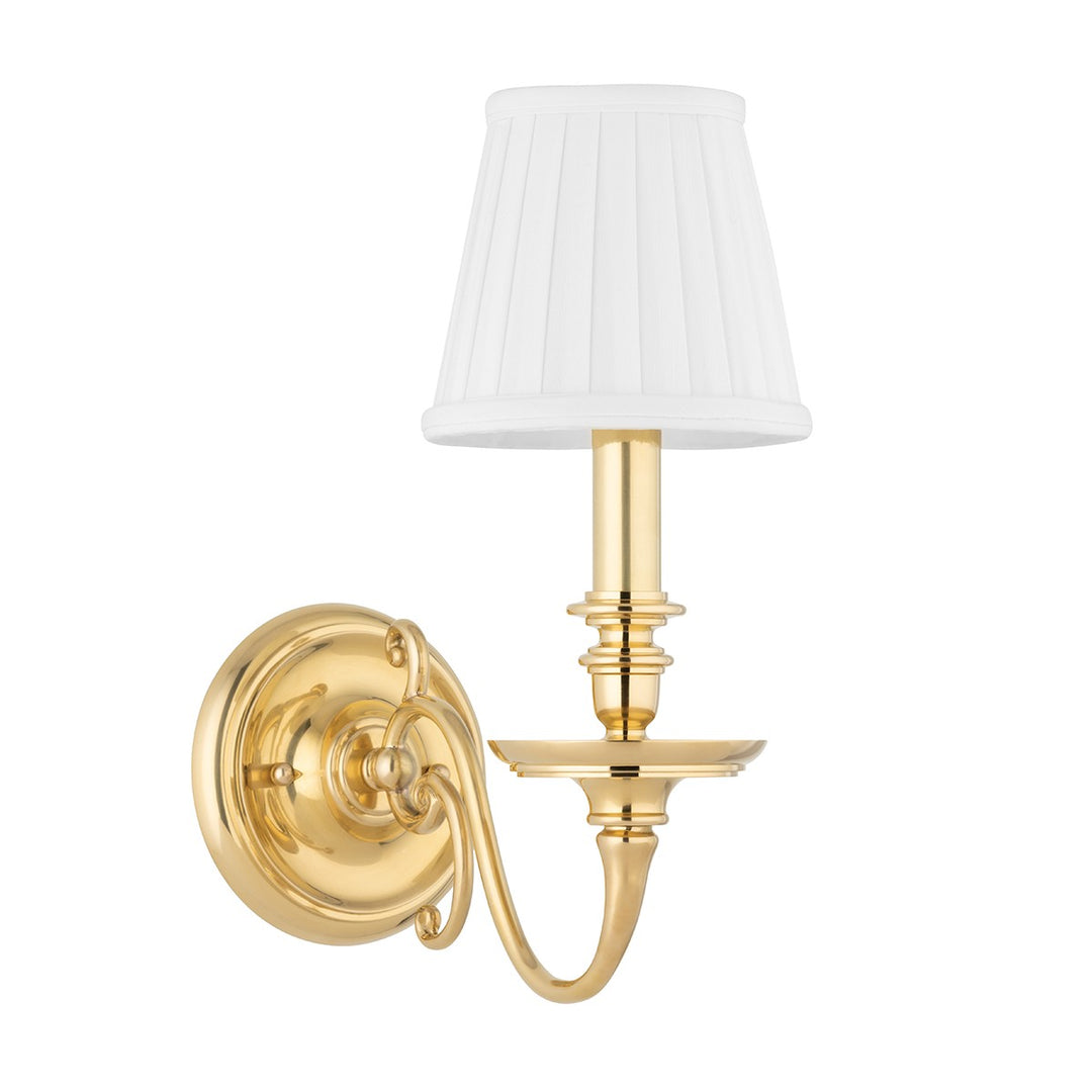 Hudson Valley Canada - 1741-AGB - One Light Wall Sconce - Charleston - Aged Brass