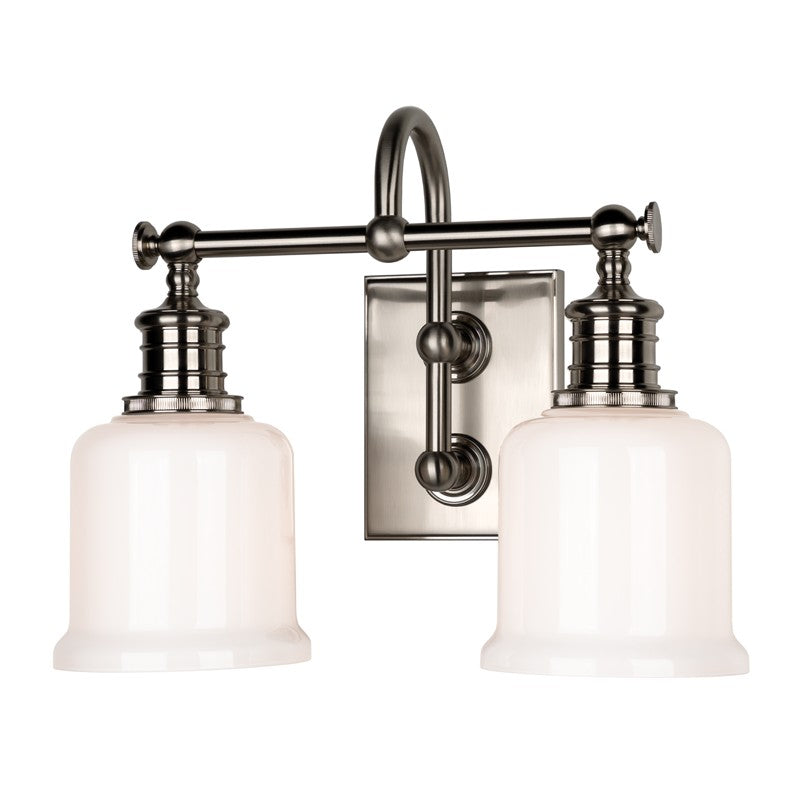 Hudson Valley Canada - 1972-SN - Two Light Bath Bracket - Keswick - Satin Nickel