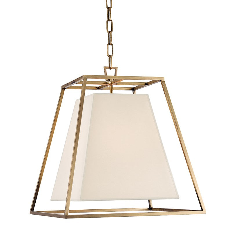 Kyle Four Light Pendant in Aged Brass - available from The Lighting Shoppe, trusted by Canadian homeowners