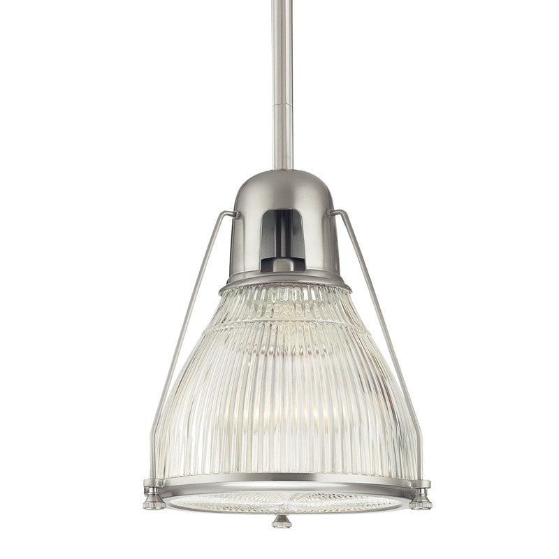 Haverhill One Light Pendant in Satin Nickel - available from The Lighting Shoppe, trusted by Canadian homeowners