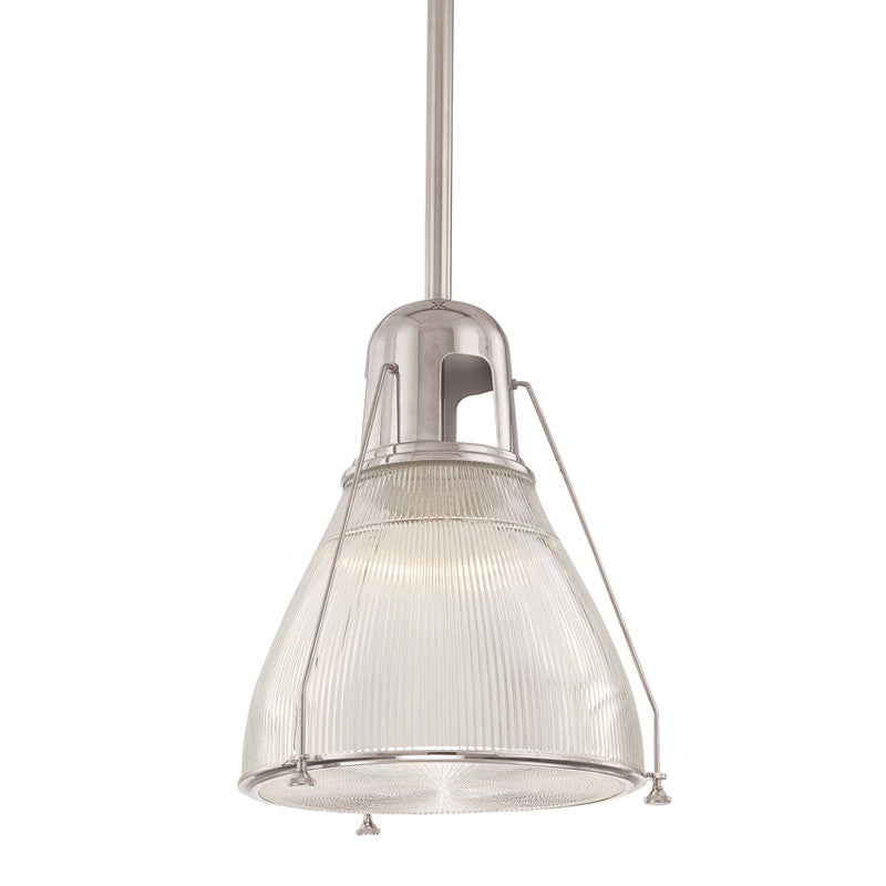 Haverhill One Light Pendant in Satin Nickel - available from The Lighting Shoppe, trusted by Canadian homeowners
