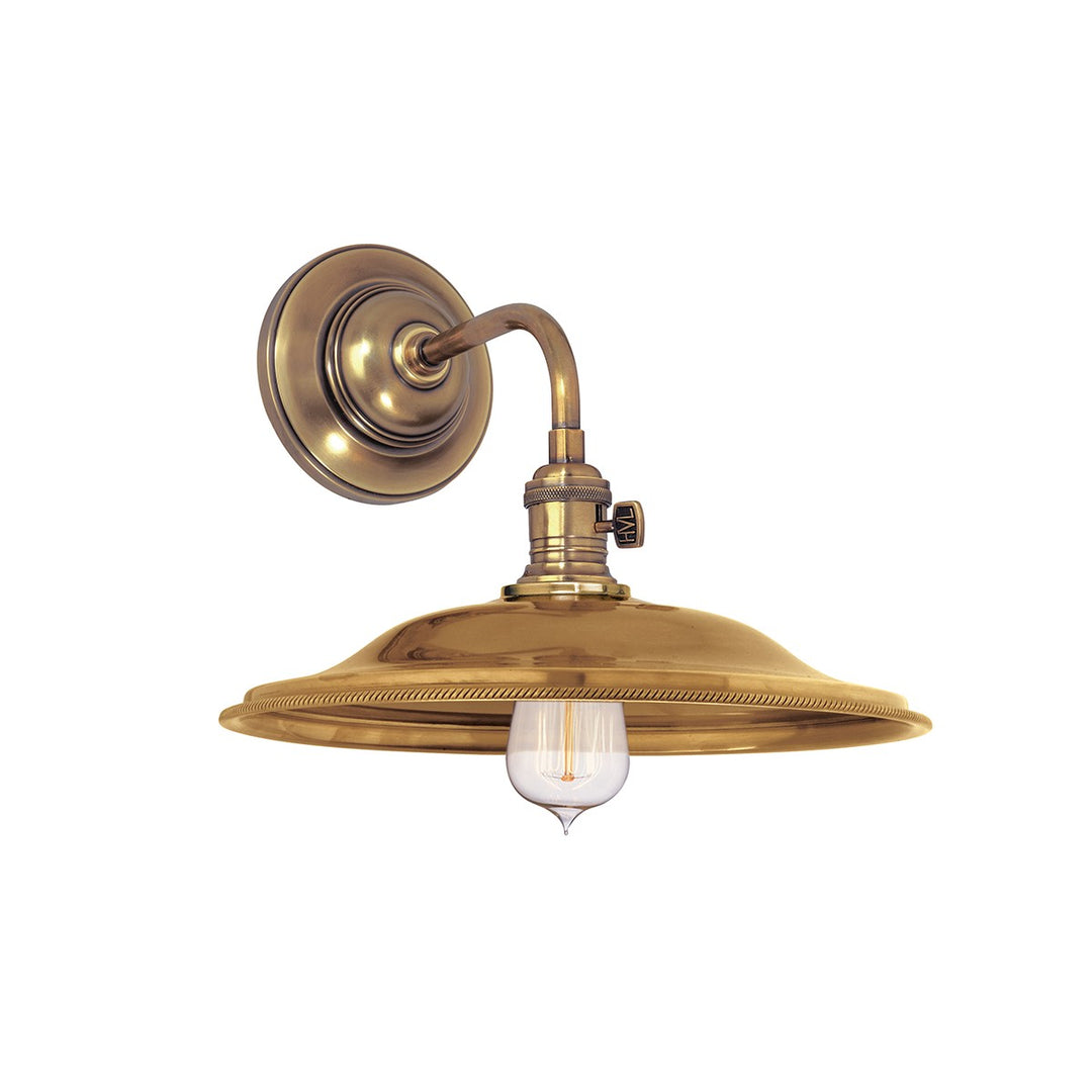 Hudson Valley Canada - 8000-AGB-MS2 - One Light Wall Sconce - Heirloom - Aged Brass