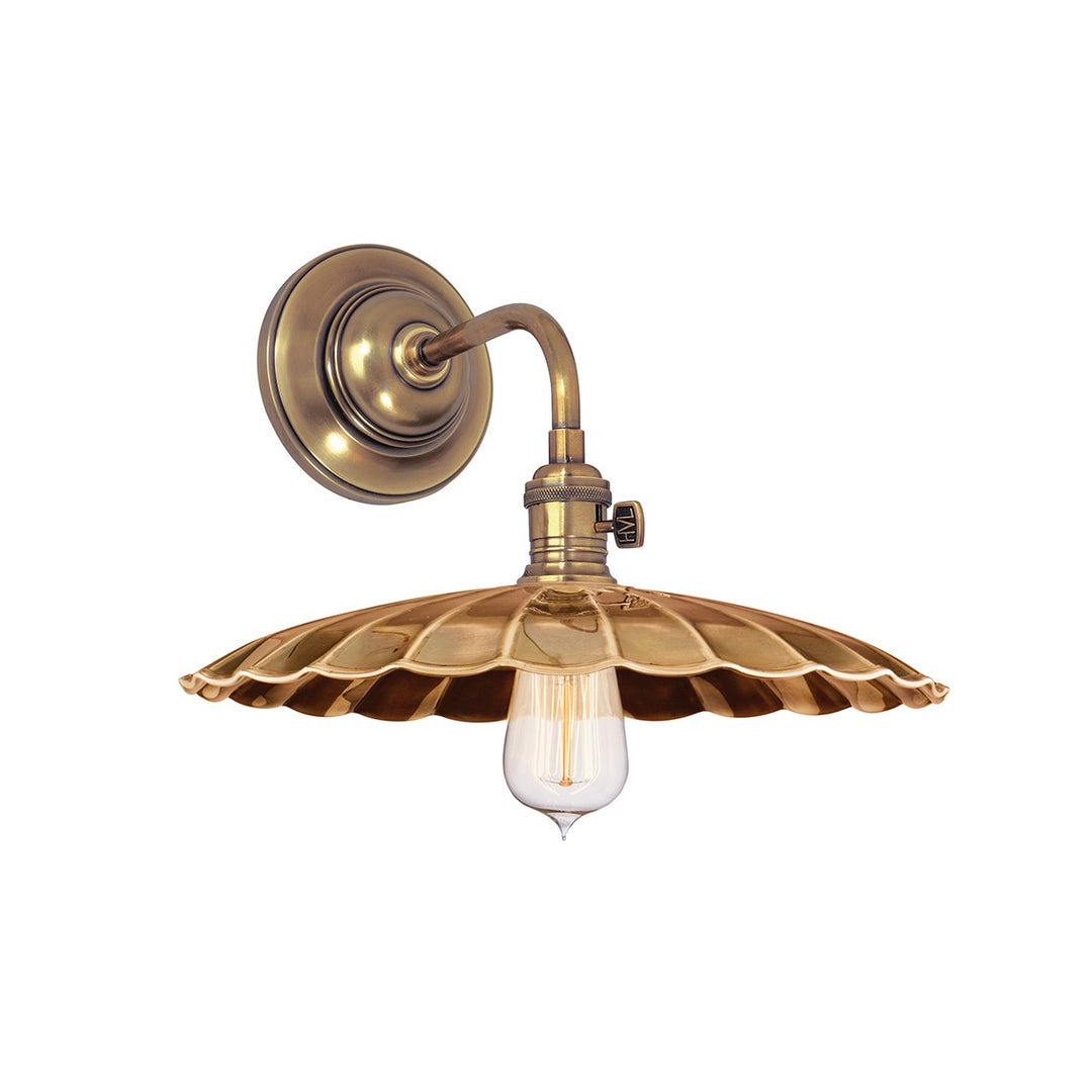 Hudson Valley Canada - 8000-AGB-MS3 - One Light Wall Sconce - Heirloom - Aged Brass