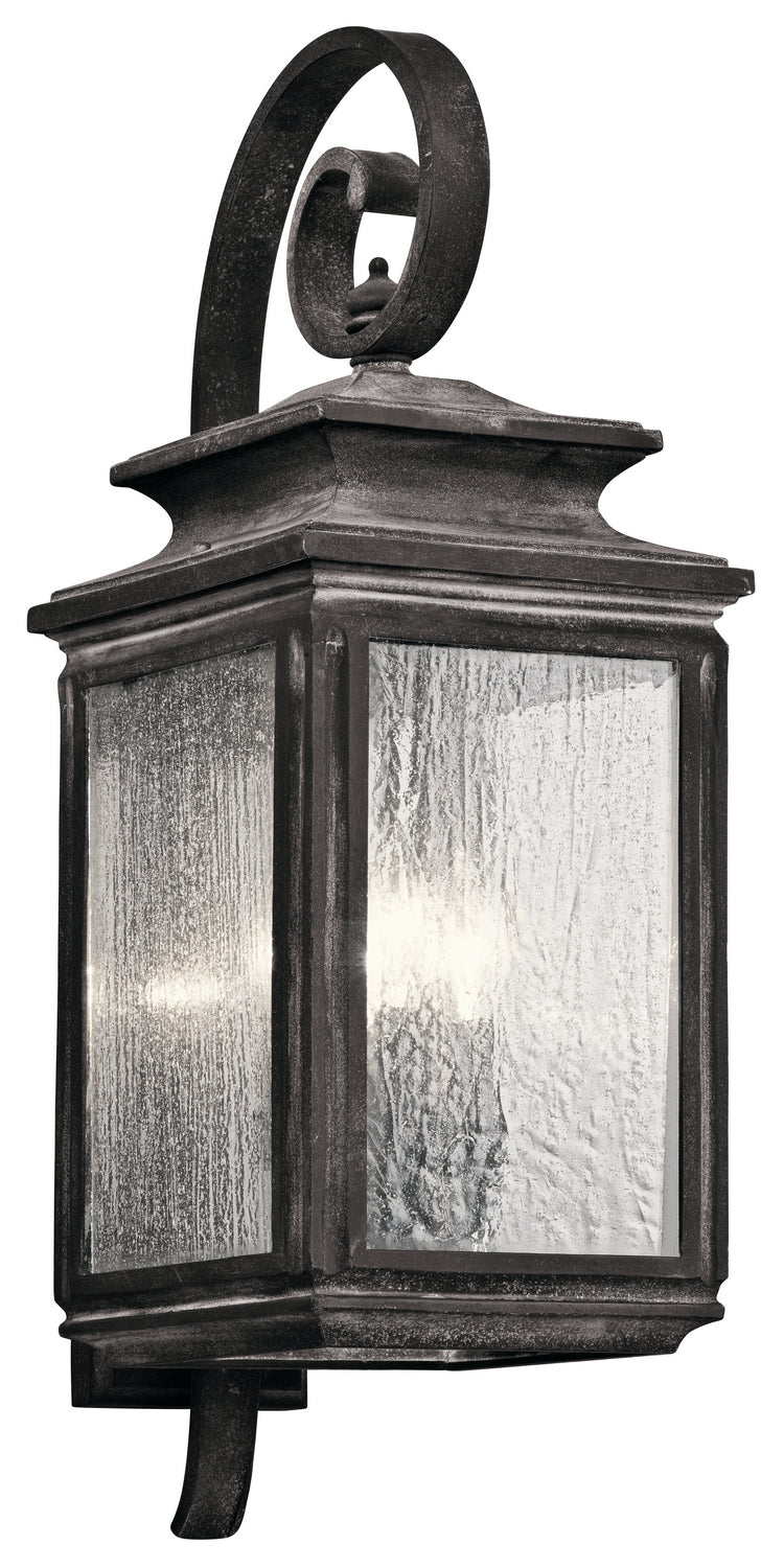 Kichler Canada - 49503WZC - Four Light Outdoor Wall Mount - Wiscombe Park - Weathered Zinc