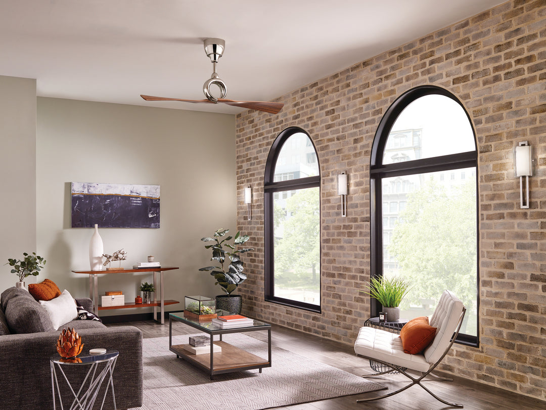 Kichler Canada - 300168PN - 54"Ceiling Fan - Link - Polished Nickel