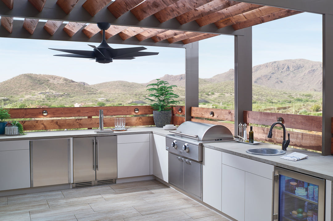 Kichler Canada - 310112DBK - 54"Ceiling Fan - Lehr Ii - Distressed Black