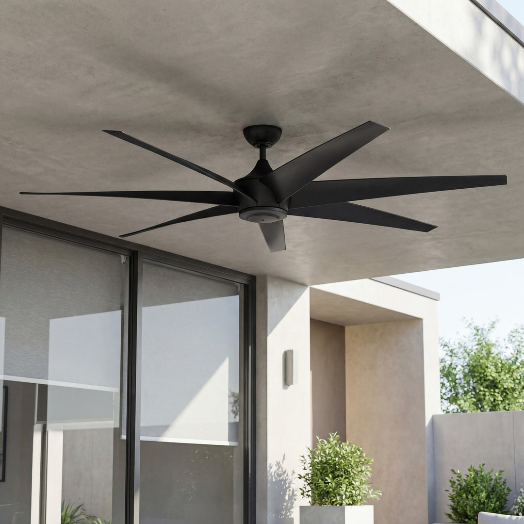 Kichler Canada - 310115DBK - 80"Ceiling Fan - Lehr - Distressed Black
