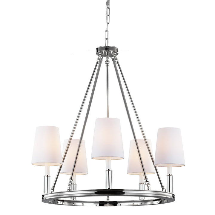 Visual Comfort Studio Canada - F2922/5PN - Five Light Chandelier - Lismore - Polished Nickel