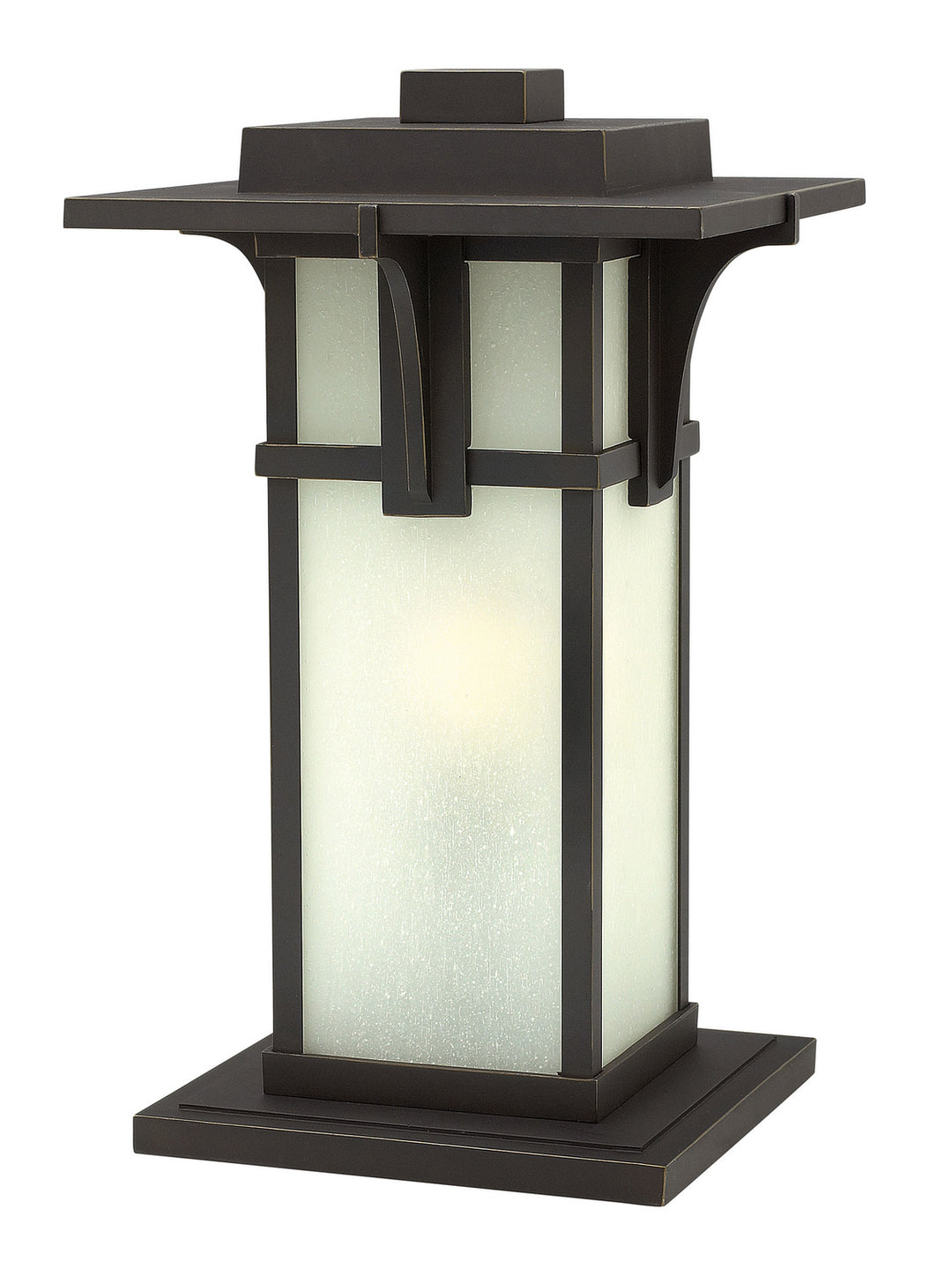 Manhattan LED Pier Mount in Oil Rubbed Bronze - available from The Lighting Shoppe, trusted by Canadian homeowners