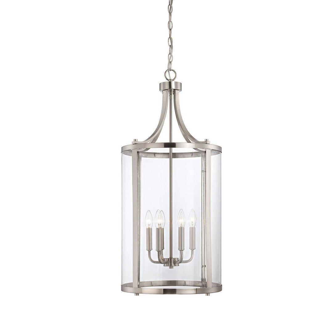 Savoy House - 7-1041-6-SN - Six Light Foyer Lantern - Penrose - Satin Nickel
