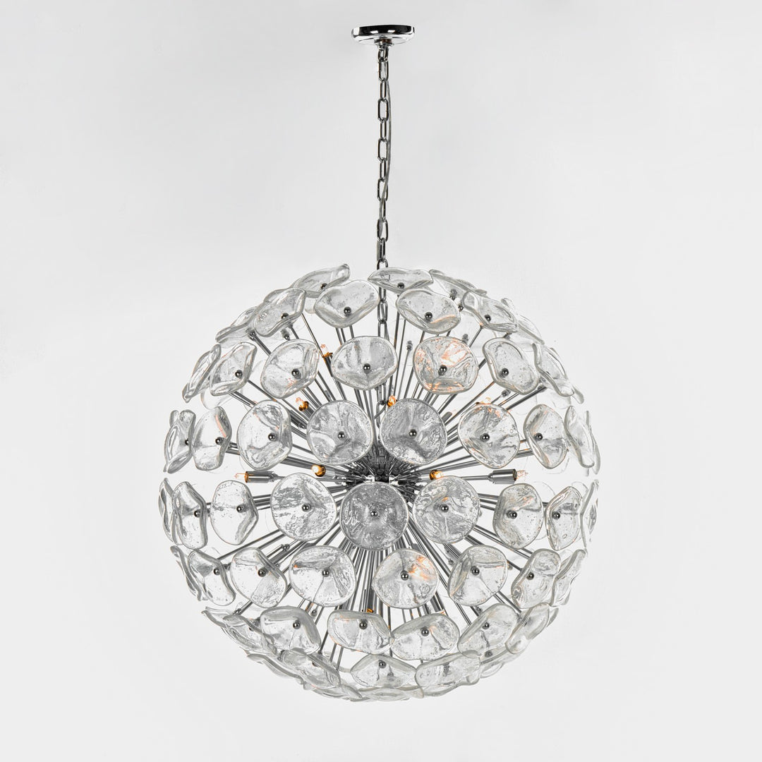 ET2 - E22096-28 - 28 Light Pendant - Fiori - Polished Chrome