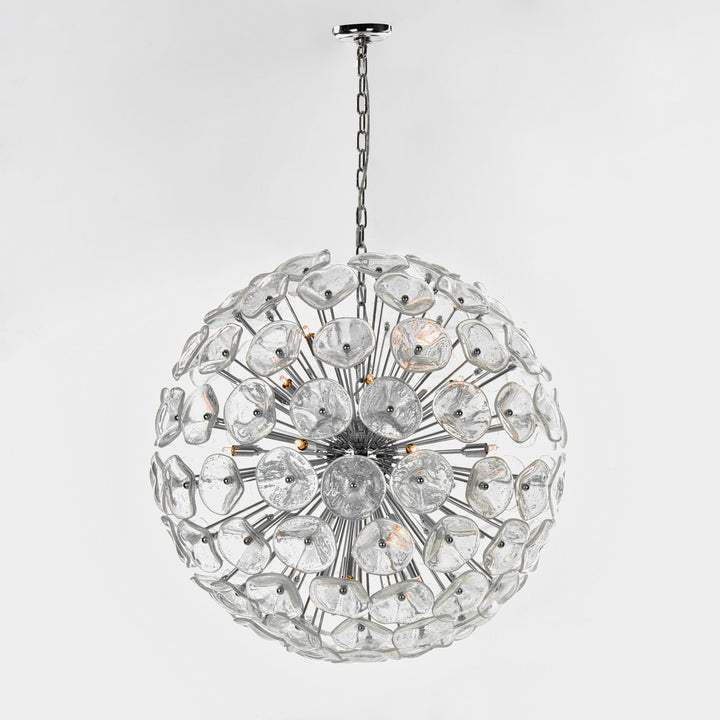 ET2 - E22096-28 - 28 Light Pendant - Fiori - Polished Chrome