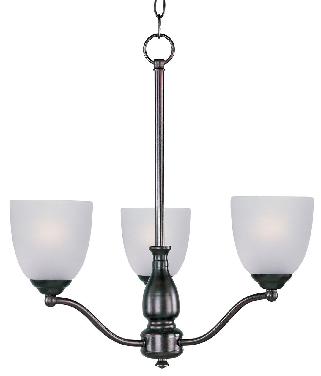 Maxim - 10064FTOI - Three Light Chandelier - Stefan - Oil Rubbed Bronze