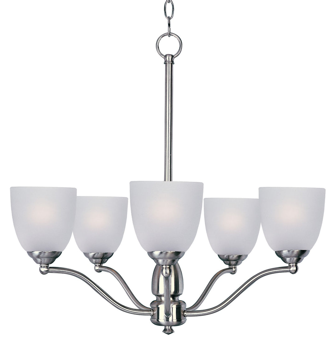 Maxim - 10065FTSN - Five Light Chandelier - Stefan - Satin Nickel