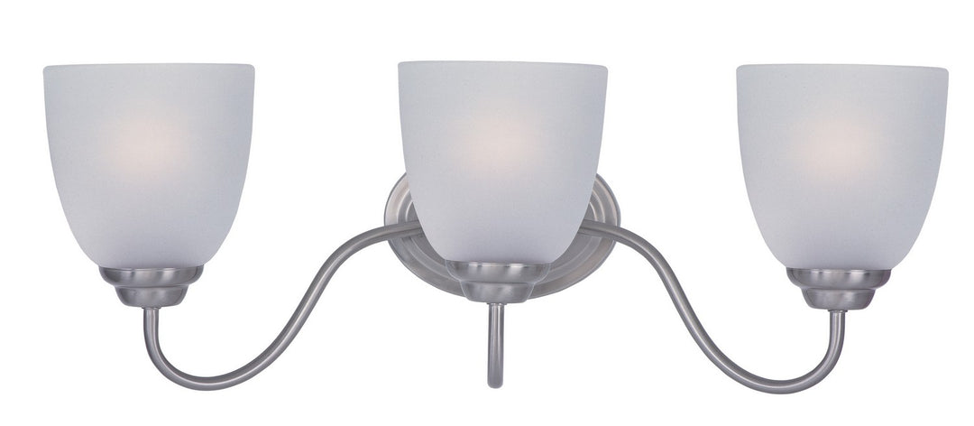 Maxim - 10073FTSN - Three Light Bath Vanity - Stefan - Satin Nickel