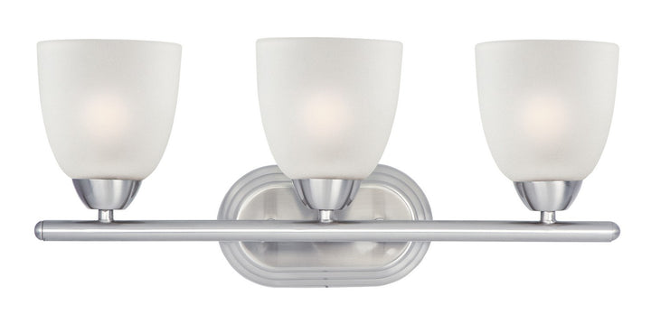 Maxim - 11313FTSN - Three Light Bath Vanity - Axis - Satin Nickel